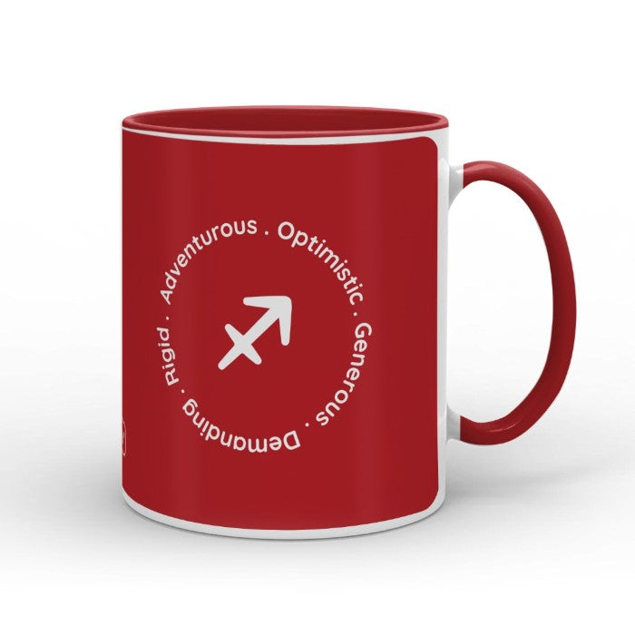 Saggitarius Zodiac Sign Gift Set Coffee Mug, Coaster, Diary Set Of 3