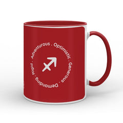 Saggitarius Zodiac Sign Gift Set Coffee Mug, Coaster, Diary Set Of 3