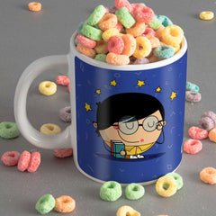 Padhaku Mug with Mini Frame (Blue)