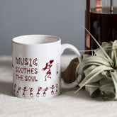 White Folk Fusion Themed Music Quote Printed Coffee Mug