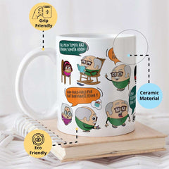 Grandfather Gifts Quote Printed Coffee Mug 325 ml