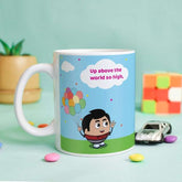 Jungle-Jalebi Cute Kids Coffee Mug, Blue-325 ML