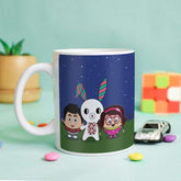 Jungle-Jalebi Cheerful Kids Coffee Mug, Blue-325 ML