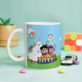 Jungle-Jalebi Laughther Kids Coffee Mug, Blue-325 ML