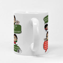 Mom Dialogue Printed Cushion, Wall Hanging, Ceramic Coffee Mug and Instruction Board For Mothers Day Gift