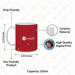 Chhupi Rustam Mug with Mini Frame (Pink)