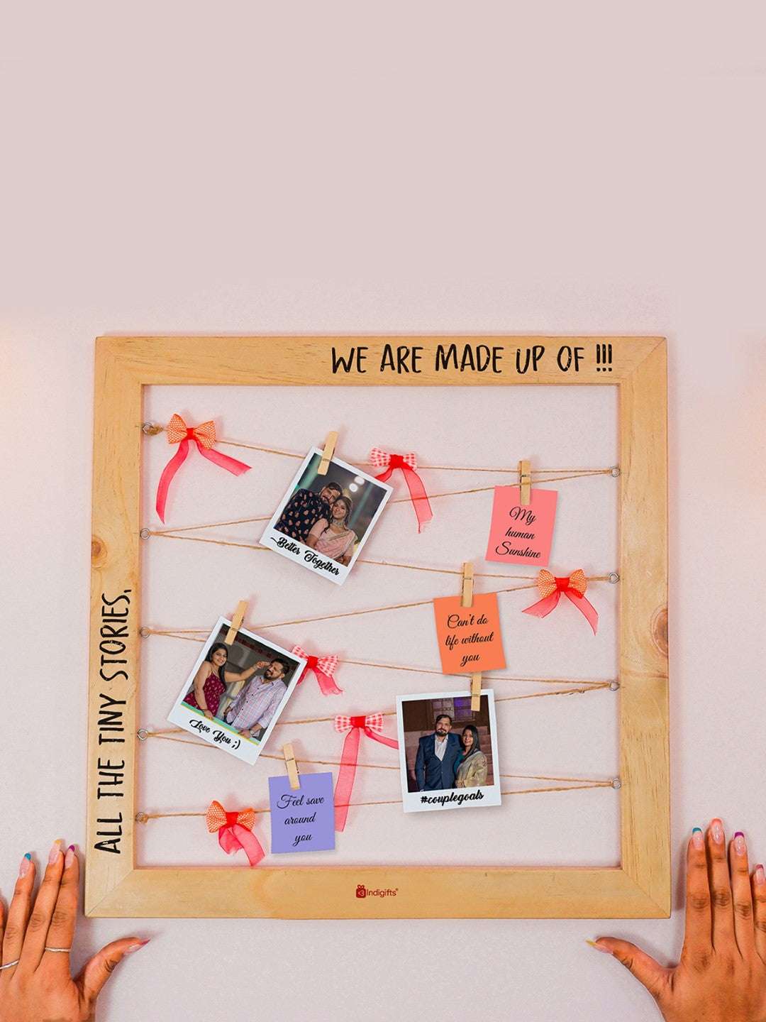Photo Memory Story Board Valentine Gift