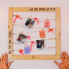 Customized Photo Memory Story Board Valentine Gift