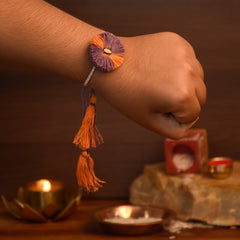 Jodhpuri Organic Seed Rakhi in Eco-friendly Box (Seed: Dhaniya Cholai)