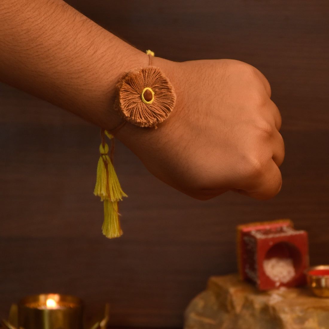 Turai & Amaltash Seeds 2 Seed Rakhis Premium Hamper with Diary & Pen