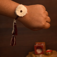 Dhavala Eco-friendly Seed Rakhi (Seed: Sonapatti & Brinjal)