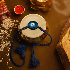 Swastika and Neel Nazar Battu 2 Seed Rakhis Premium Hamper