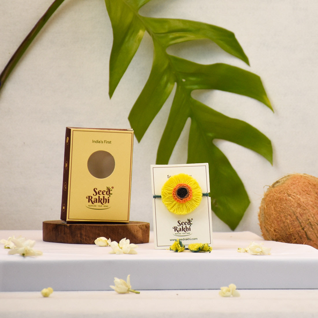 Amaranthus & Purslane Seeds Plantable Rakhi