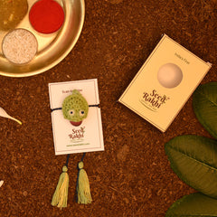 Eco-Friendly Plantable Frog Shape Seed Rakhi