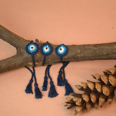 Neel Nazar Battu Eco-friendly Seed Rakhi Set of 3 (Seed: Kalonji)