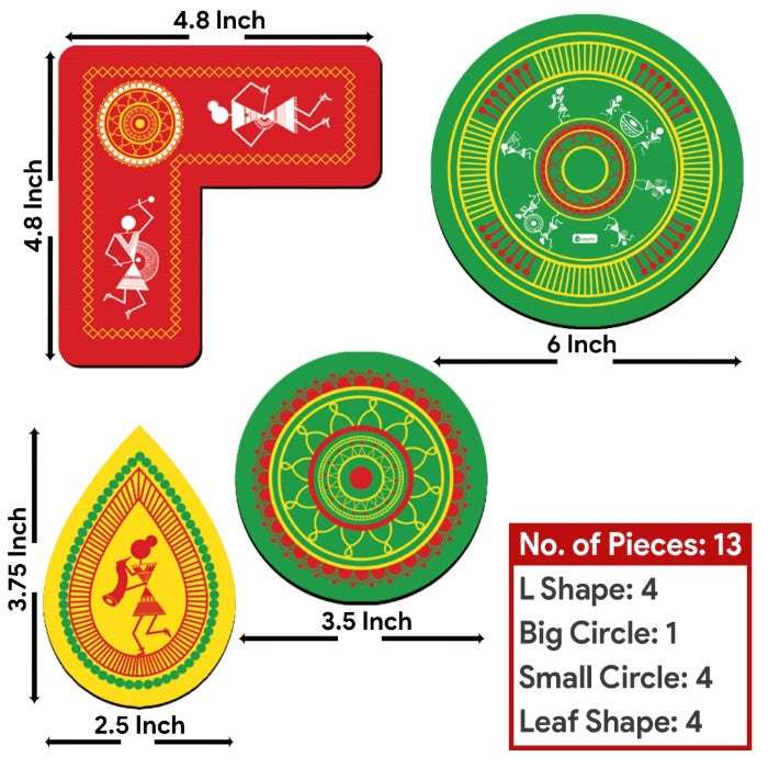 Diwali Gift Box of DIY Lights, Rangoli, and Bunting