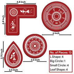 Diwali Gift Box of DIY Lights, Rangoli, and Bunting