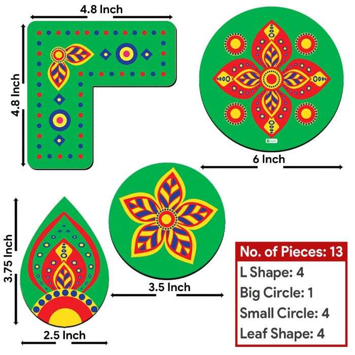 Diwali Gift Box of DIY Lights, Rangoli, and Bunting