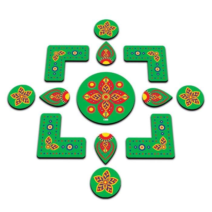 Diwali Hamper with Fairy Lights, Laxmi Ganesh Stand & Rangoli