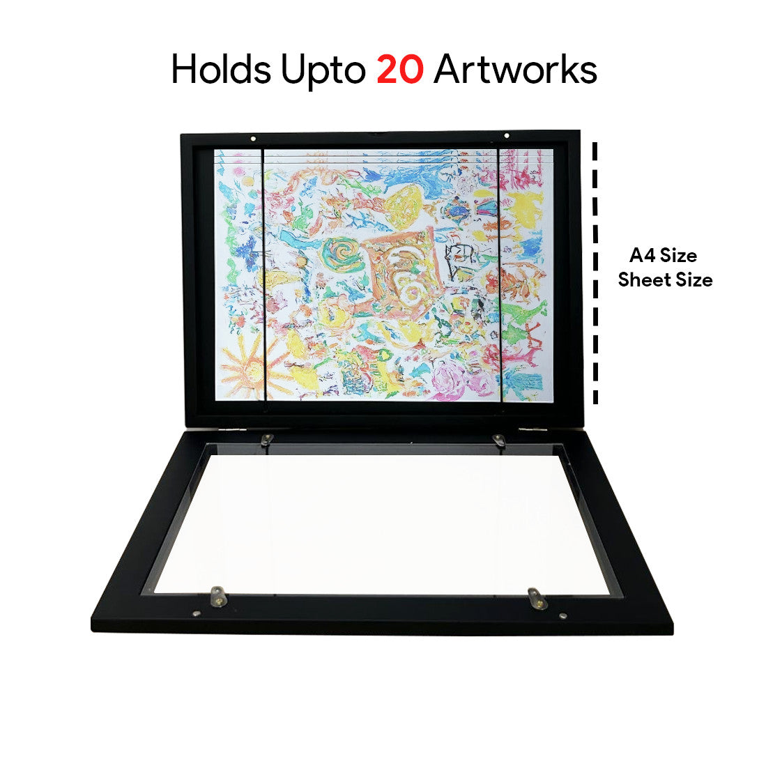 3D Art Storage Frame Wall Hanging For Kid's Drawings