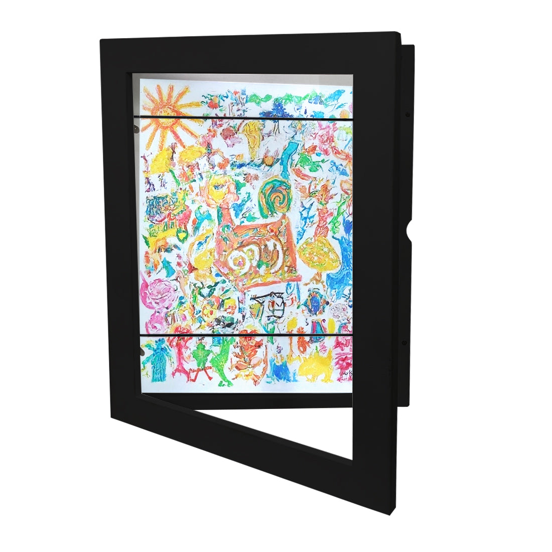 3D Art Storage Frame Wall Hanging For Kid's Drawings