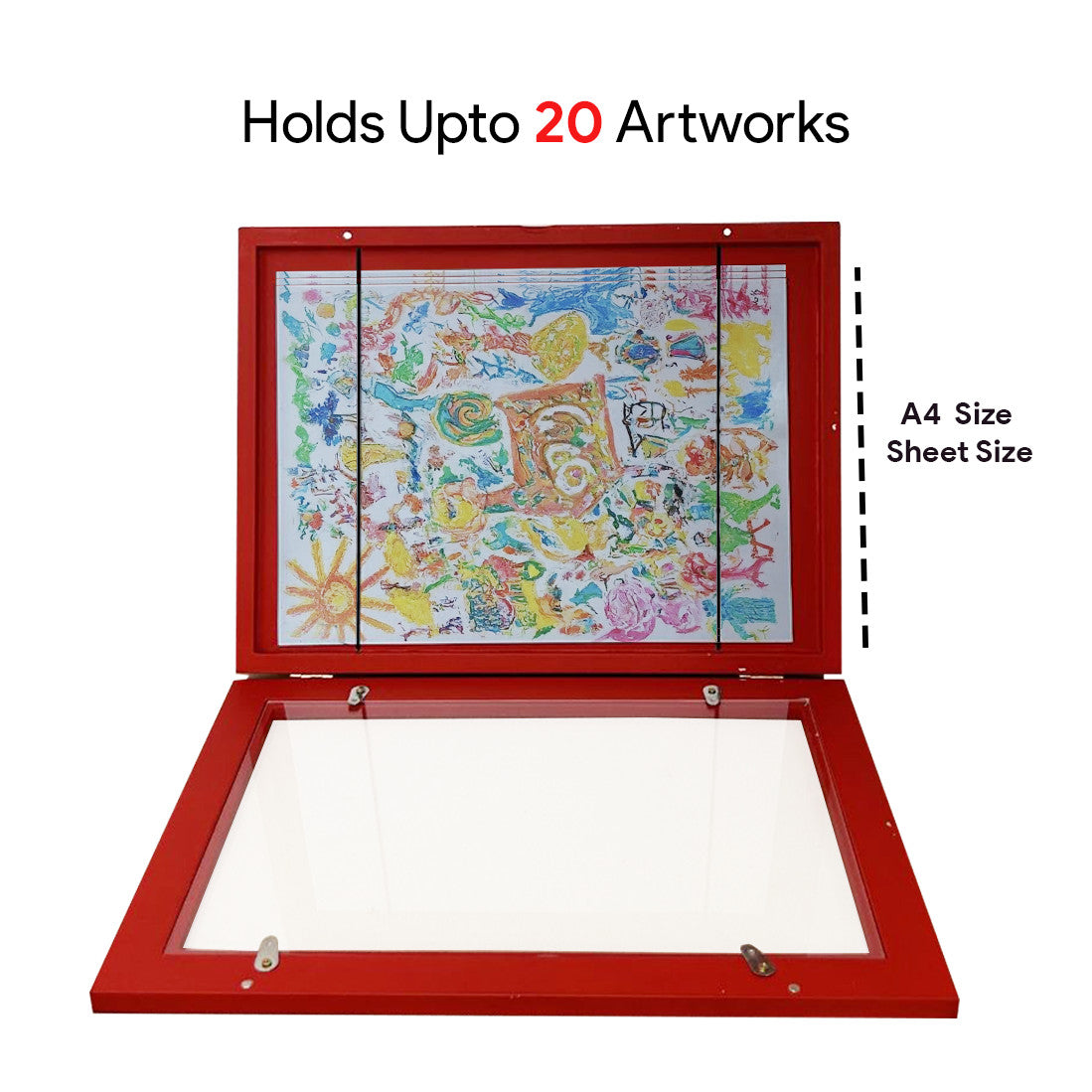 3D Art Storage Frame Wall Hanging For Kid's Drawings