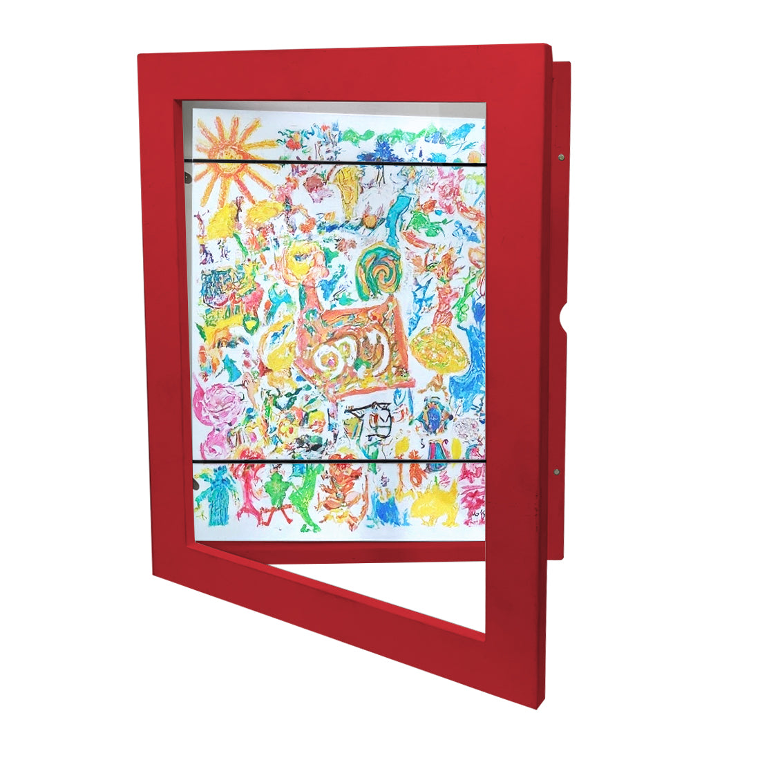 3D Art Storage Frame Wall Hanging For Kid's Drawings
