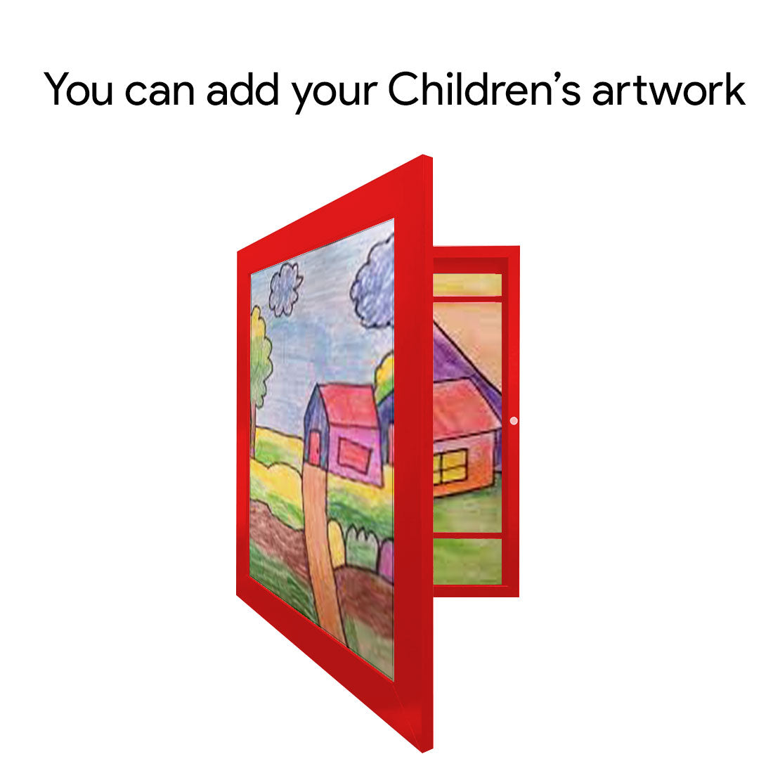 3D Art Storage Frame Wall Hanging For Kid's Drawings