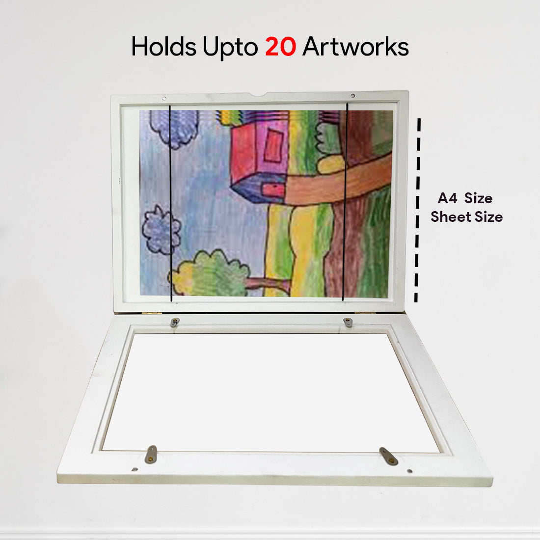 3D Art Storage Frame Wall Hanging For Kid's Drawings