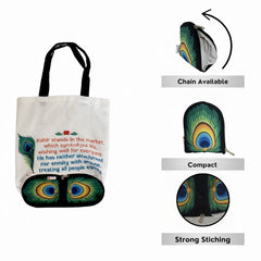 Mor Pankh Foldable Tote Bag