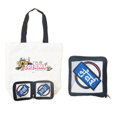 Mumbai Foldable Tote Bag