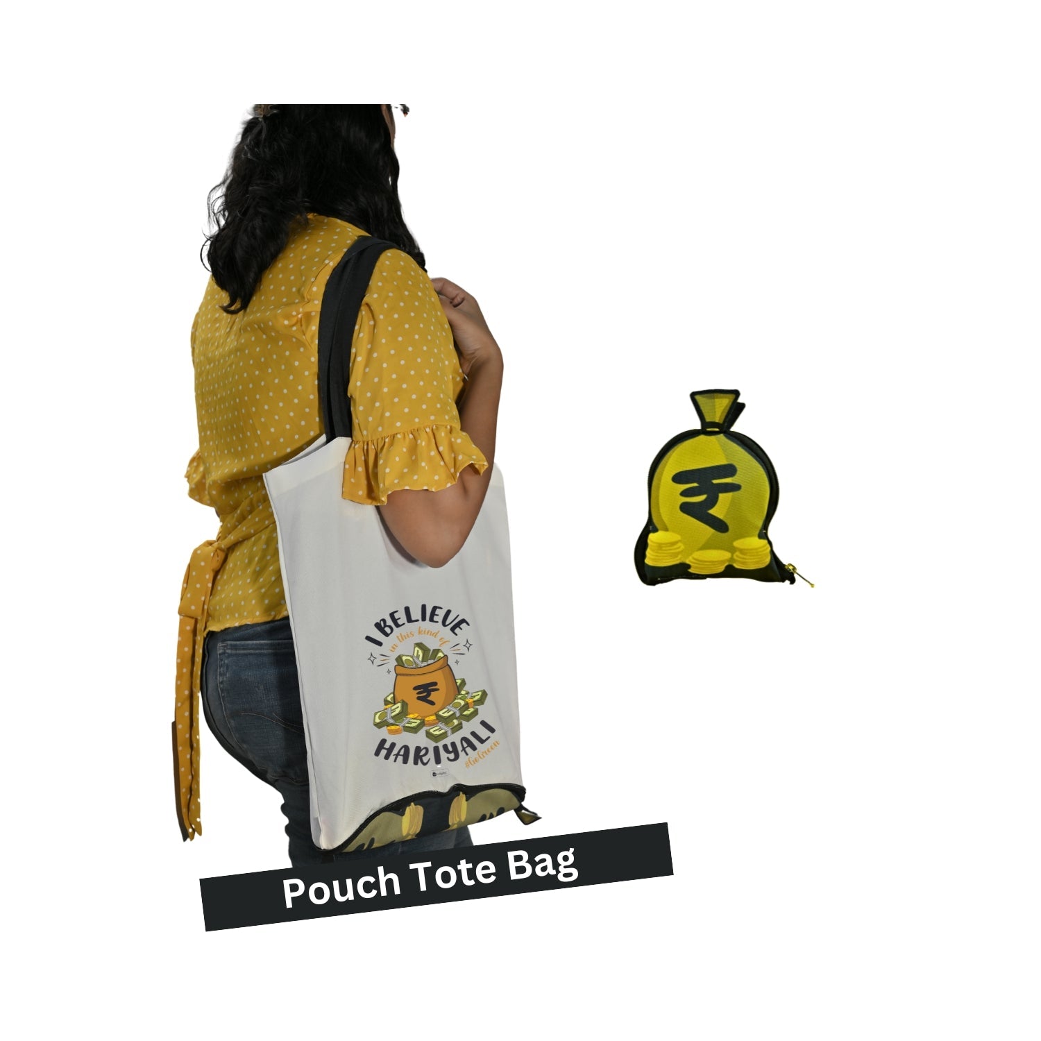 Money Foldable Tote Bag