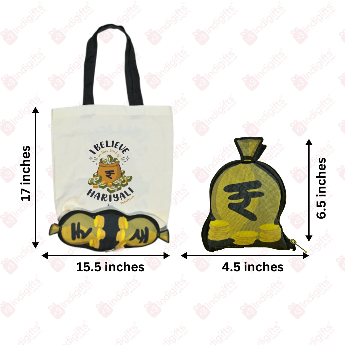 Money Foldable Tote Bag