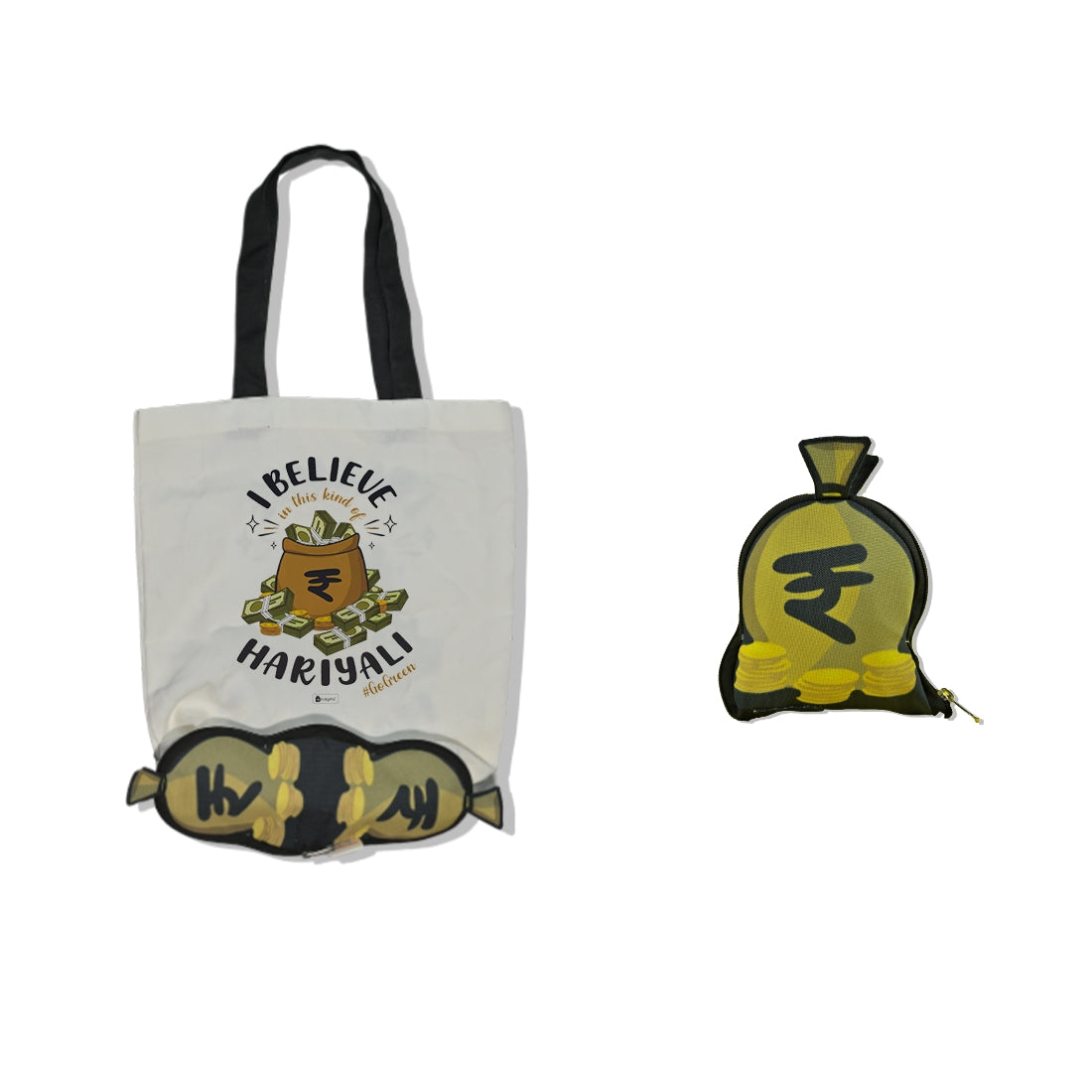 Money Foldable Tote Bag