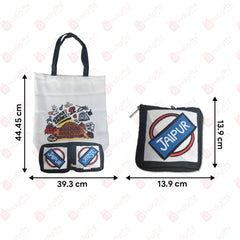 Jaipur Convertible Tote Bag