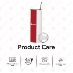 Personalised The Hard Work Printed Tumbler With Lid And Steel Straw 590 ML