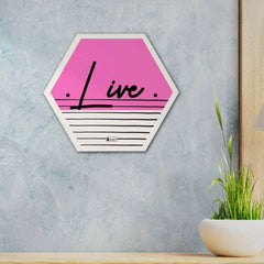 Indigifts Diwali Decoration Items for Home Décor Hexagon Wall Decor Poster Frame