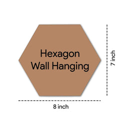 Indigifts Diwali Decoration Items for Home Décor Hexagon Wall Decor Poster Frame