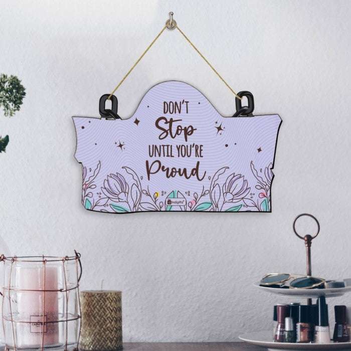 Inspiring Beings Mini Wall Hanging Board Printed MDF Wall Hanging, Wall Hanging Decorative Item