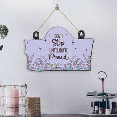 Inspiring Beings Mini Wall Hanging Board Printed MDF Wall Hanging, Wall Hanging Decorative Item