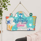 Welcome to Our Home Printed Wall Hanging
