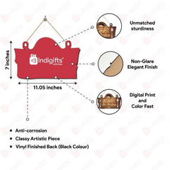 Mummy Da Dhabba in Rajasthani: Kitchen Wall Hanging & Instruction Board for Mother's Day Gift