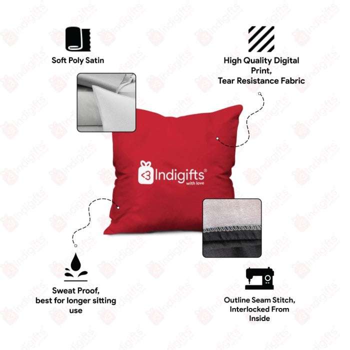 Grow with Love Cuddle Cushion with Cover Valentines Day Gift