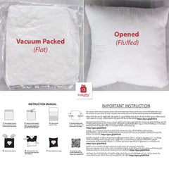 Maharashtra - Doodle Art Reversible Zipper Cushion with Filler - Discovering India