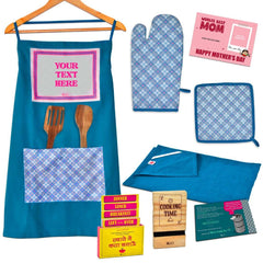 Customized Blue Mummy da Dhaba Rasoi Kit - Best Gift for Mom