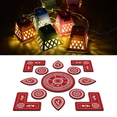 DIY Diwali Gift Box of Decor Lights and Rangoli