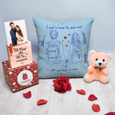 Travel With Love Digital Printed and Wooden Photo Frame Valentine Box