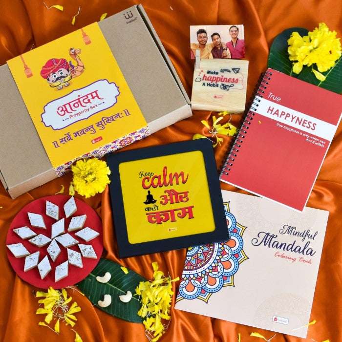 Home Decor Frame Diary Mandala Coloring Book Mukhwas with Cookie Box