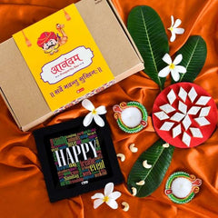 Home Decor Frame Wax Diya Mini Kaju Katli Bites (125 gm)