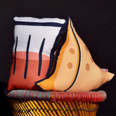 Tea And Samosa Shape Cushions - Discovering India